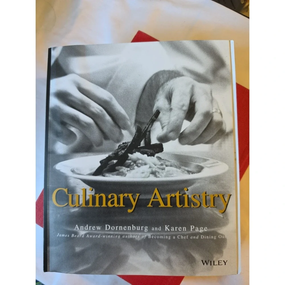 Andrew Dornenburg & Karen Page Culinary Artistry Wiley 1996 Hardcover Index